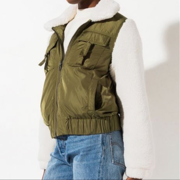 BLANK NYC Bomber Style Sherpa Jacket - Picture 8 of 10
